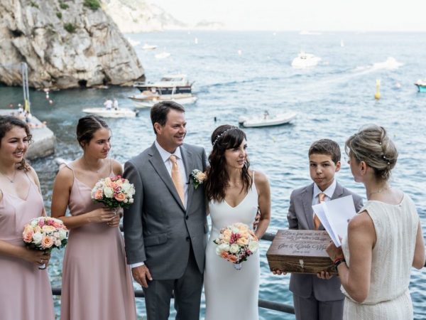 beach renewal vows amalfi coast italy